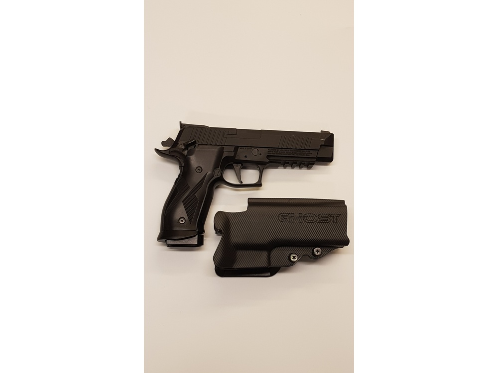 Ilmapistooli 4,5mm Sig Sauer P226  X-Five + Ghost pistoolikotelo,RIKKI