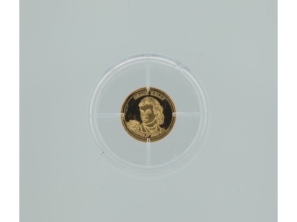 Maaailman pienet kultarahat Fiji 2012Grace Kelly, Elisabeth II 0,5g