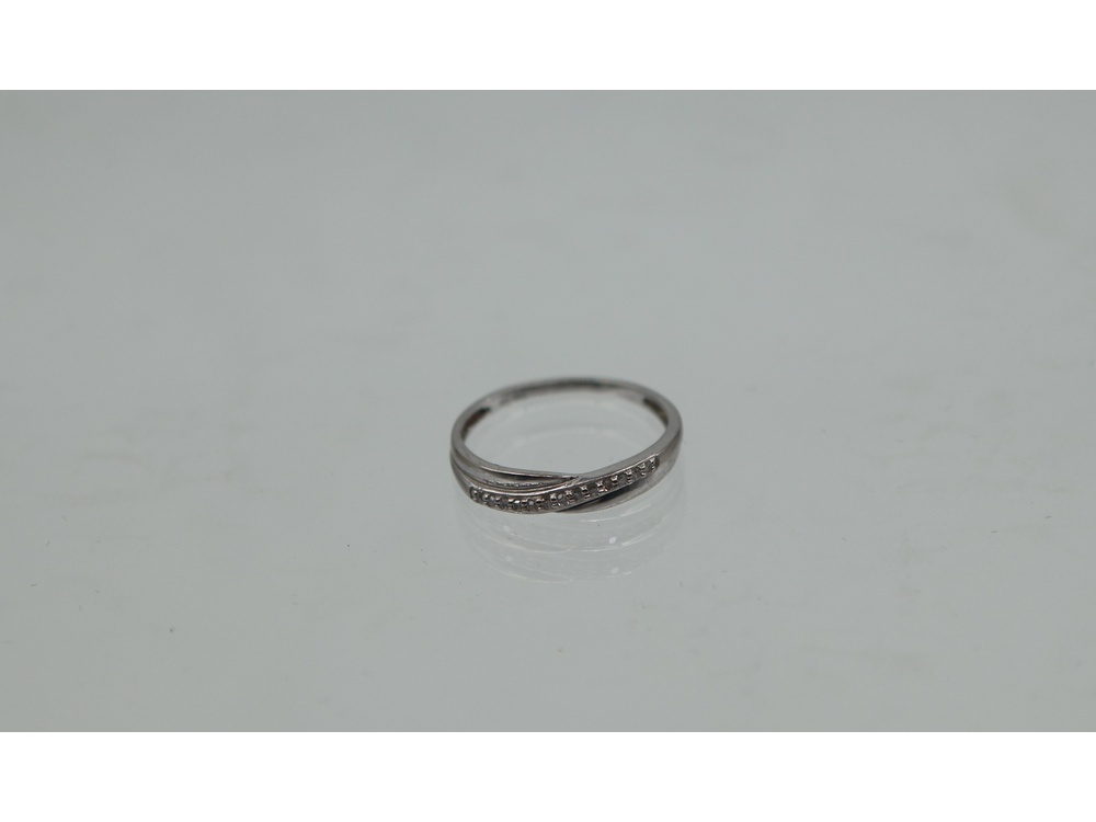 sormus timantit yht 0,05ct, koko16, ei kaiv. 1,28g/14